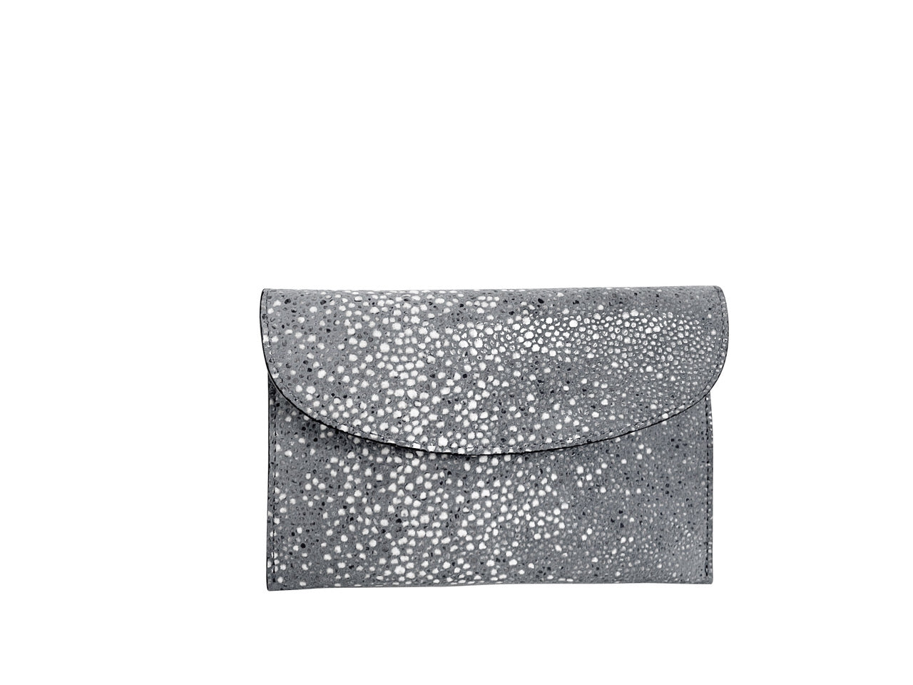 CARRÉ D'OR S - GALUCHAT, PRINTED SUEDE - SLATE