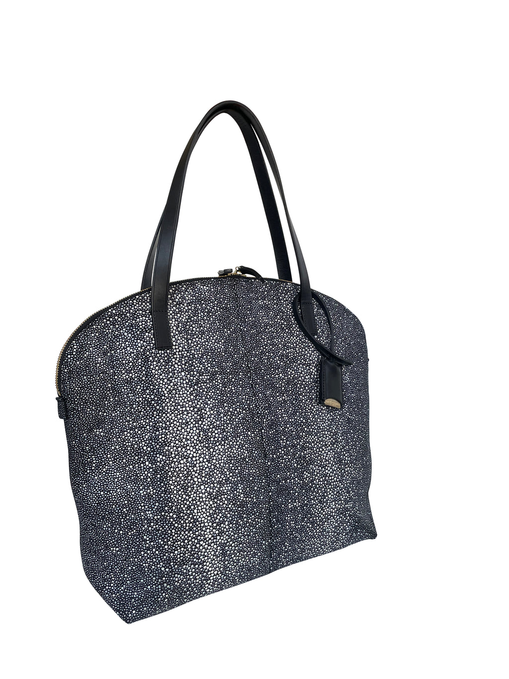 FLAMANDS S - GALUCHAT - PRINTED SUEDE - BLACK