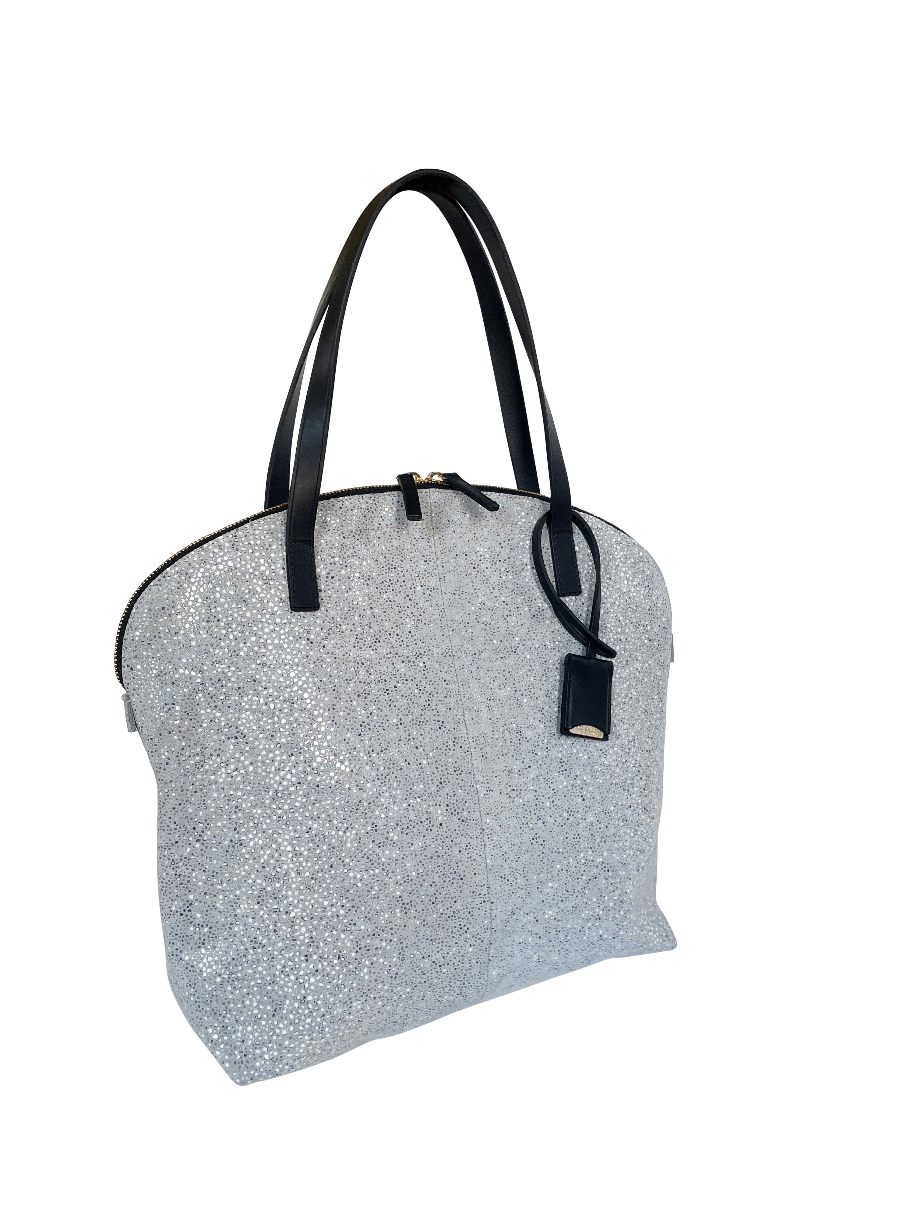 FLAMANDS S - GALUCHAT - PRINTED SUEDE - PERLE
