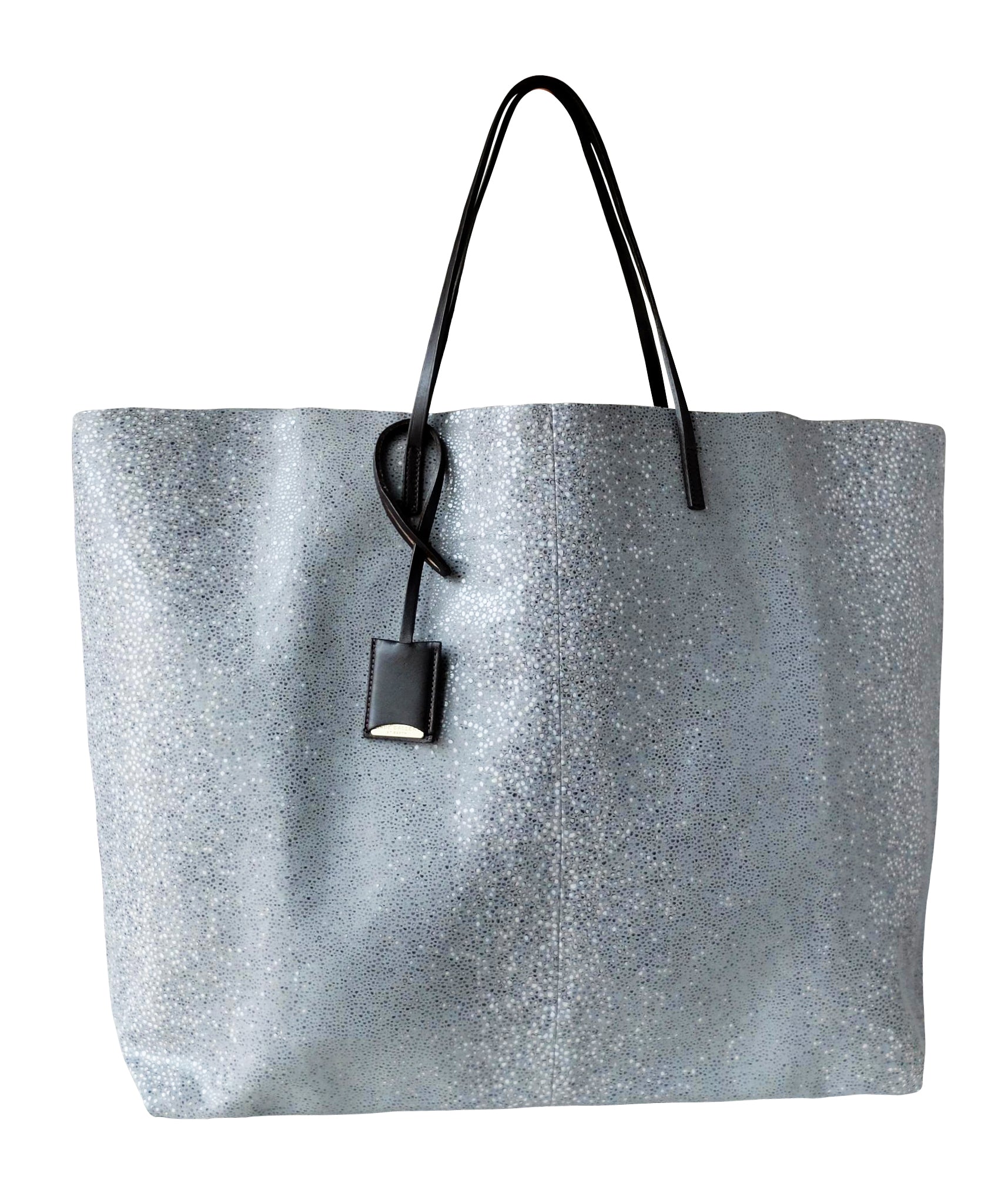 GOUVERNEUR L - Galuchat - printed Suede - SLATE