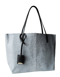 GOUVERNEUR S- GALUCHAT PRINTED SUEDE - SLATE