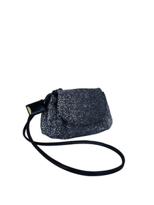 GUSTAVIA S - GALUCHAT, PRINTED SUEDE - BLACK