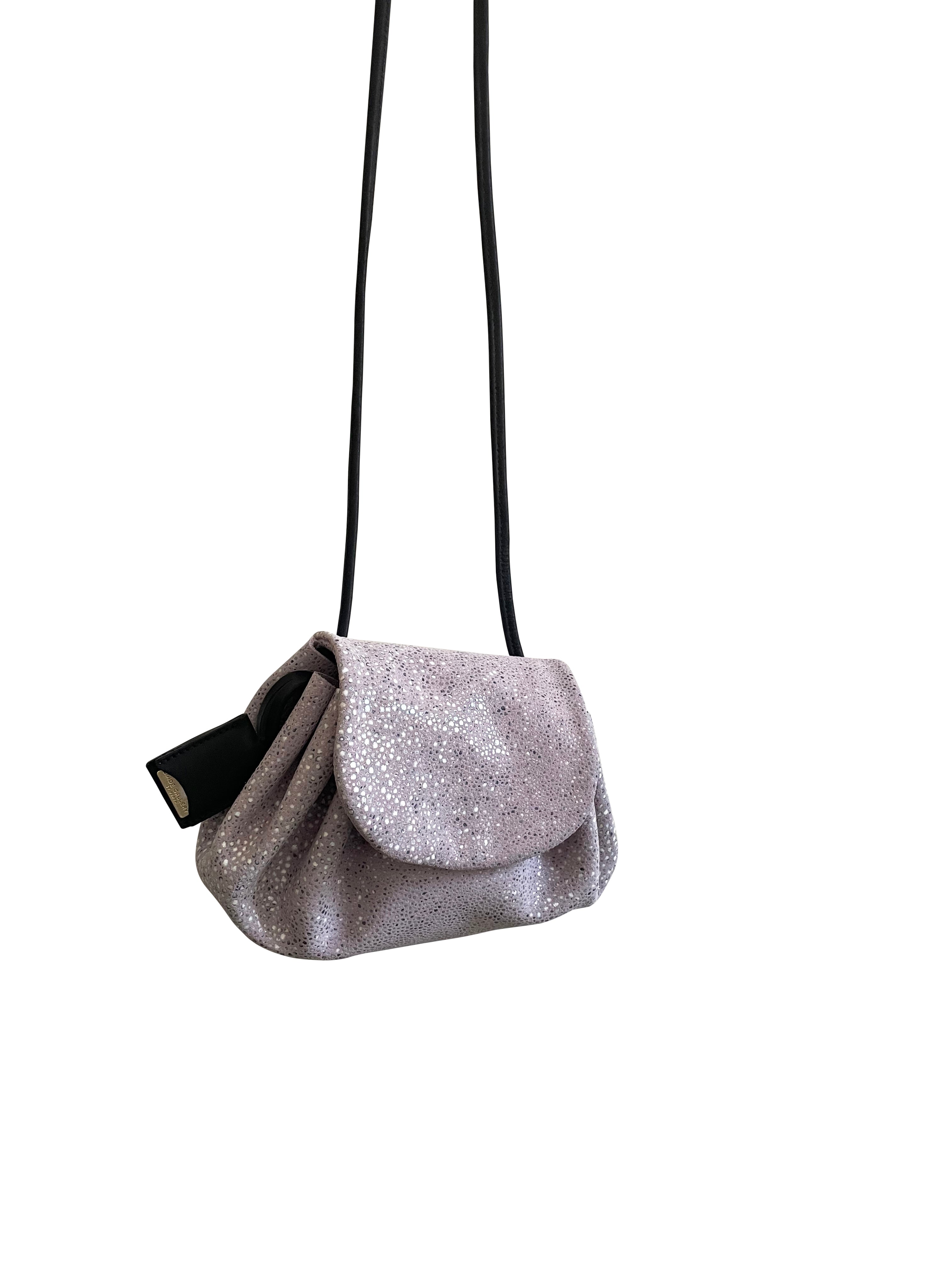 GUSTAVIA S - GALUCHAT - PRINTED SUEDE - POWDER