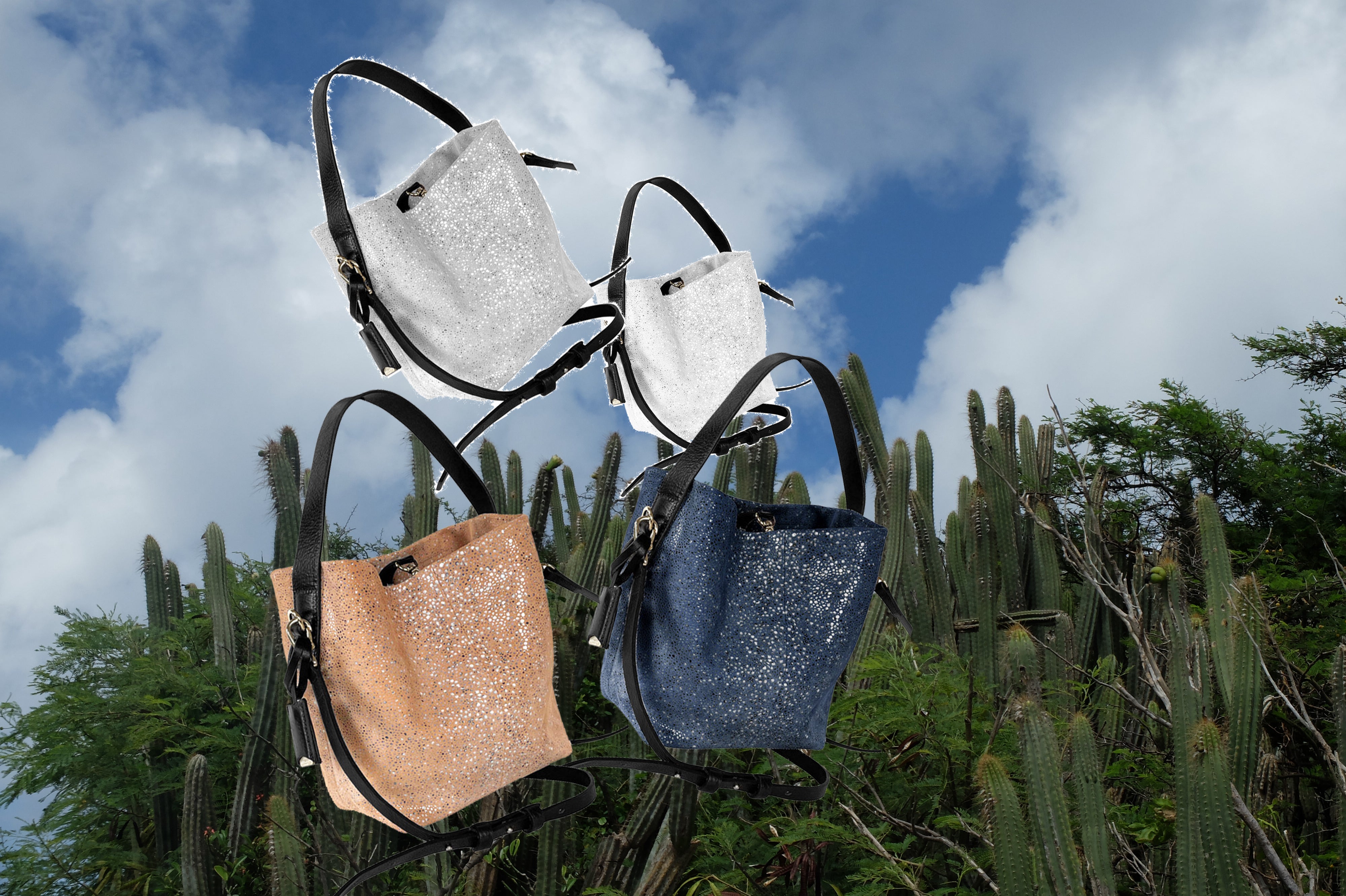 LEZARD S  - GALUCHAT - PRINTED SUEDE - SHELL