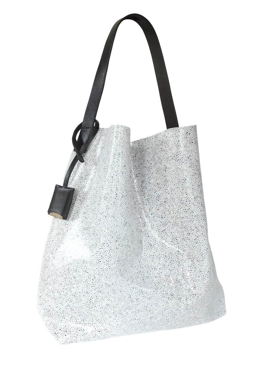 MILOU  M - Galuchat - printed Suede - SHELL