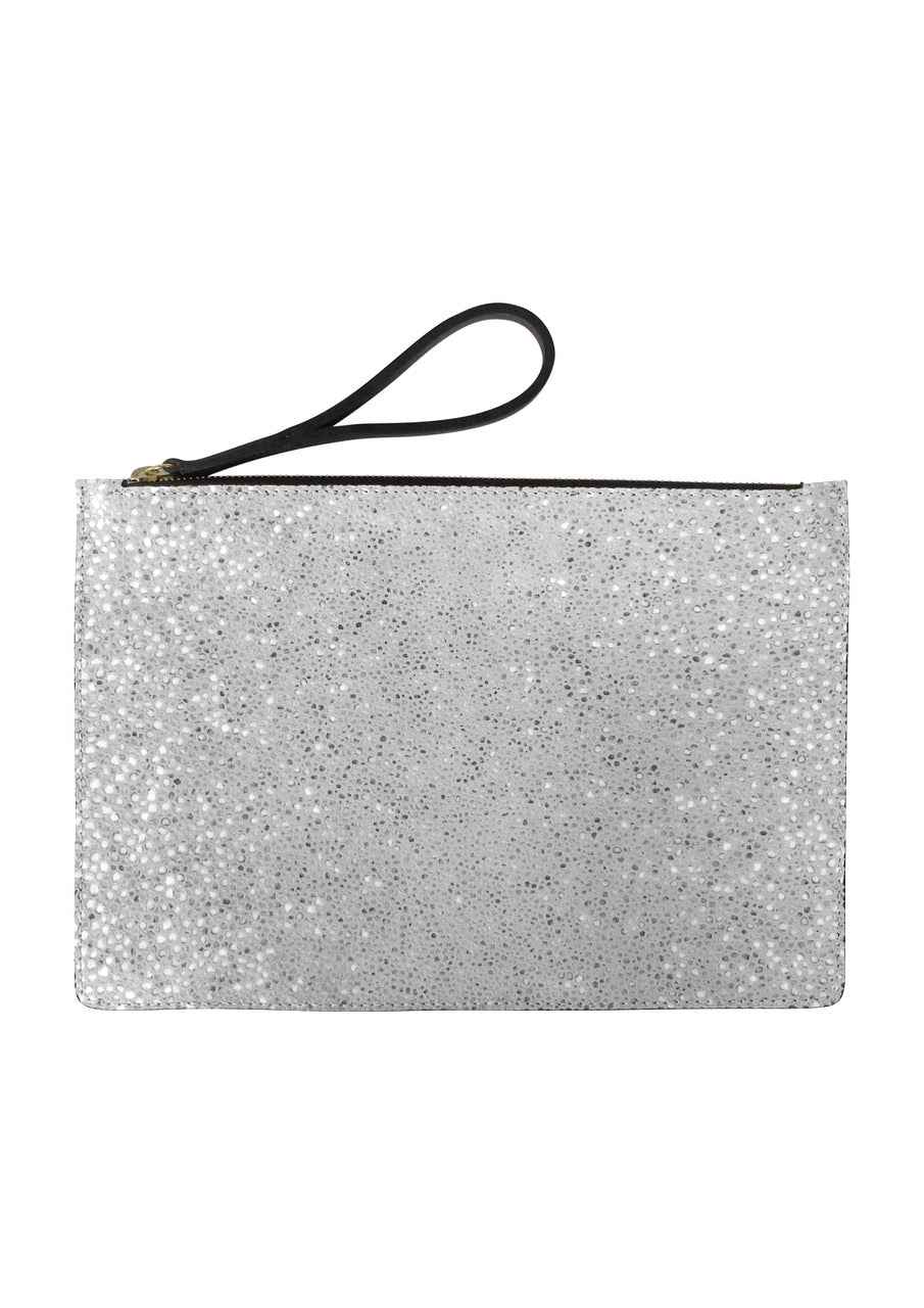 OSCAR II M - GALUCHAT PRINTED SUEDE - PERLE