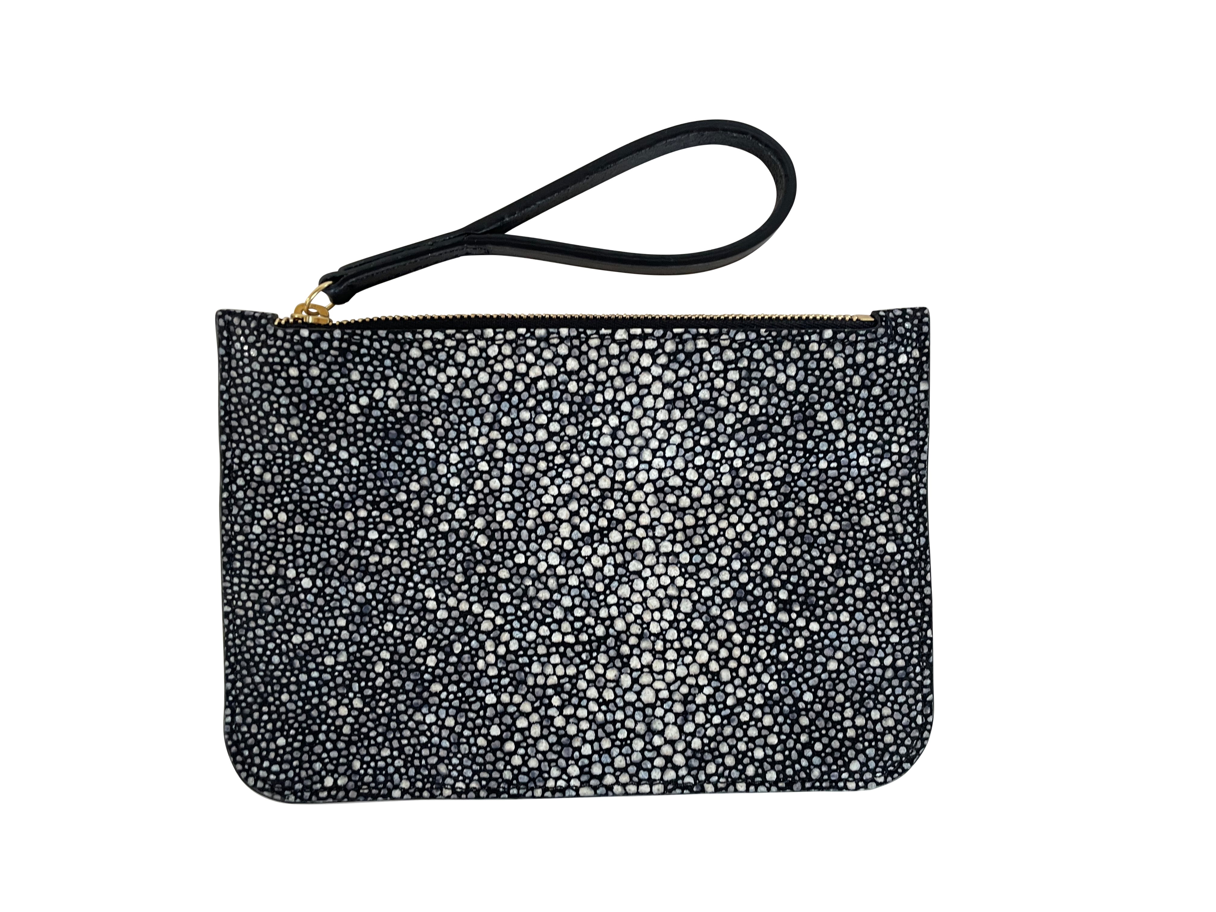 OSCAR II S - GALUCHAT PRINTED SUEDE - BLACK