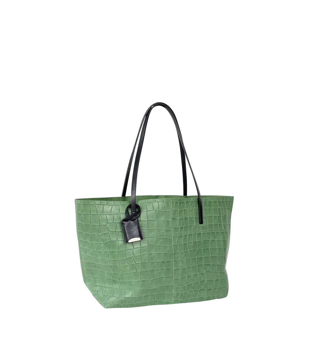 GOUVERNEUR S - ALLIGATOR EMBOSSED - CACTUS