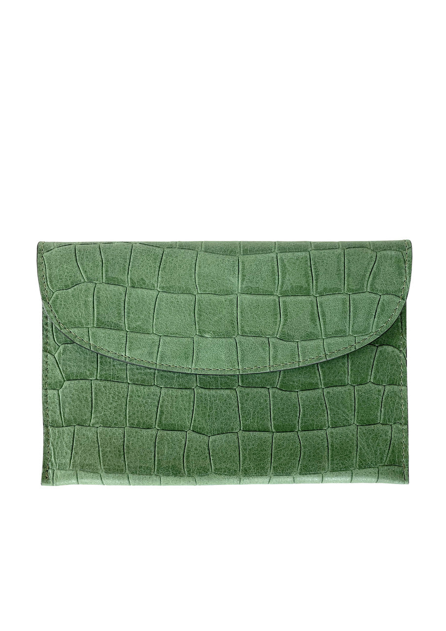 CARRÉ D'OR S - ALLIGATOR EMBOSSED - CACTUS