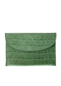 CARRÉ D'OR S - ALLIGATOR EMBOSSED - CACTUS
