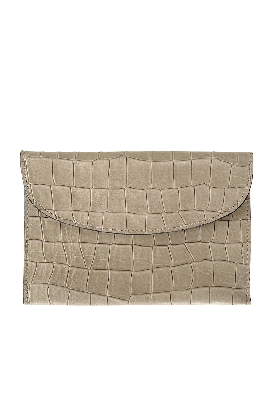 CARRÉ D'OR S - ALLIGATOR EMBOSSED - SAND