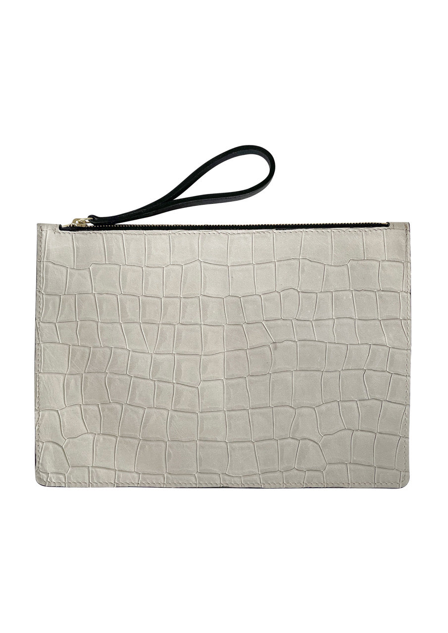 OSCAR II M - ALLIGATOR EMBOSSED - IVORY
