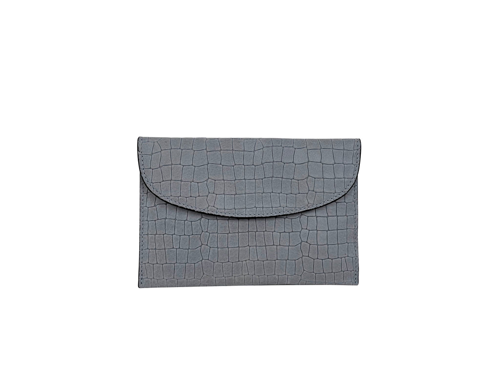 CARRÉ D'OR S - CROCO EMBOSSED - CIEL