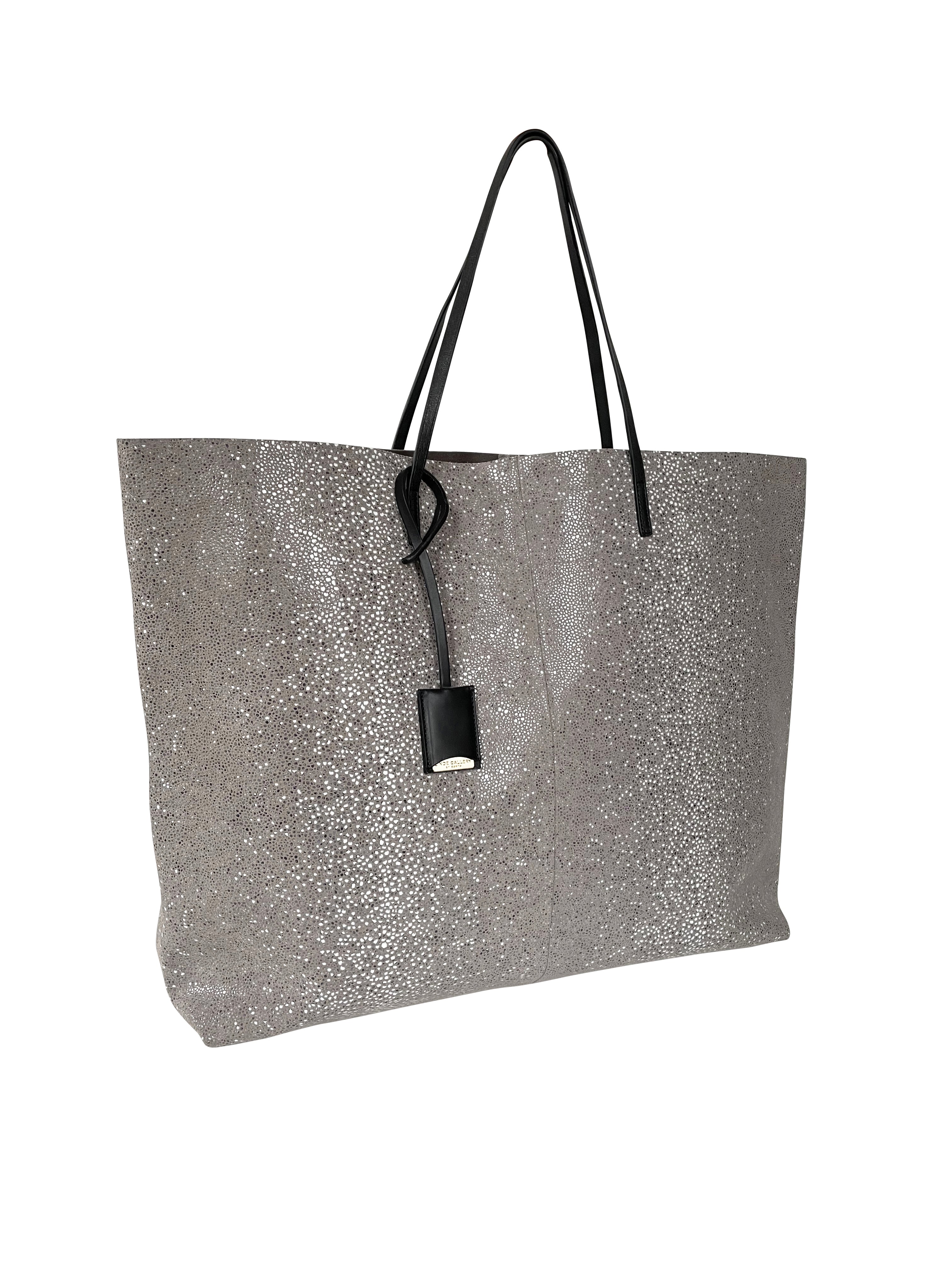 GOUVERNEUR L - Galuchat - printed Suede - TAUPE