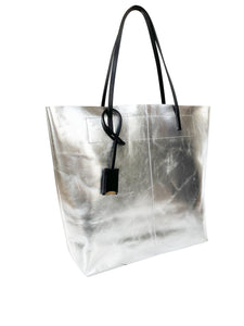 GOUVERNEUR M - METALLIC CALF - SILVER