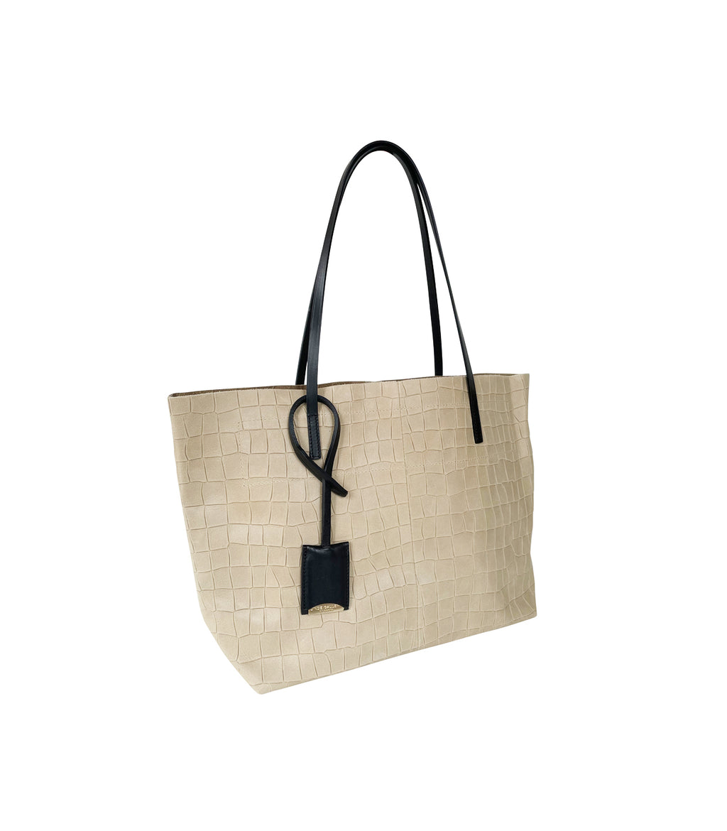 GOUVERNEUR S - ALLIGATOR EMBOSSED - SAND