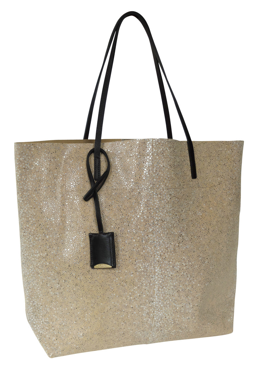 GOUVERNEUR M - GALUCHAT - PRINTED SUEDE - CHAMPAGNE