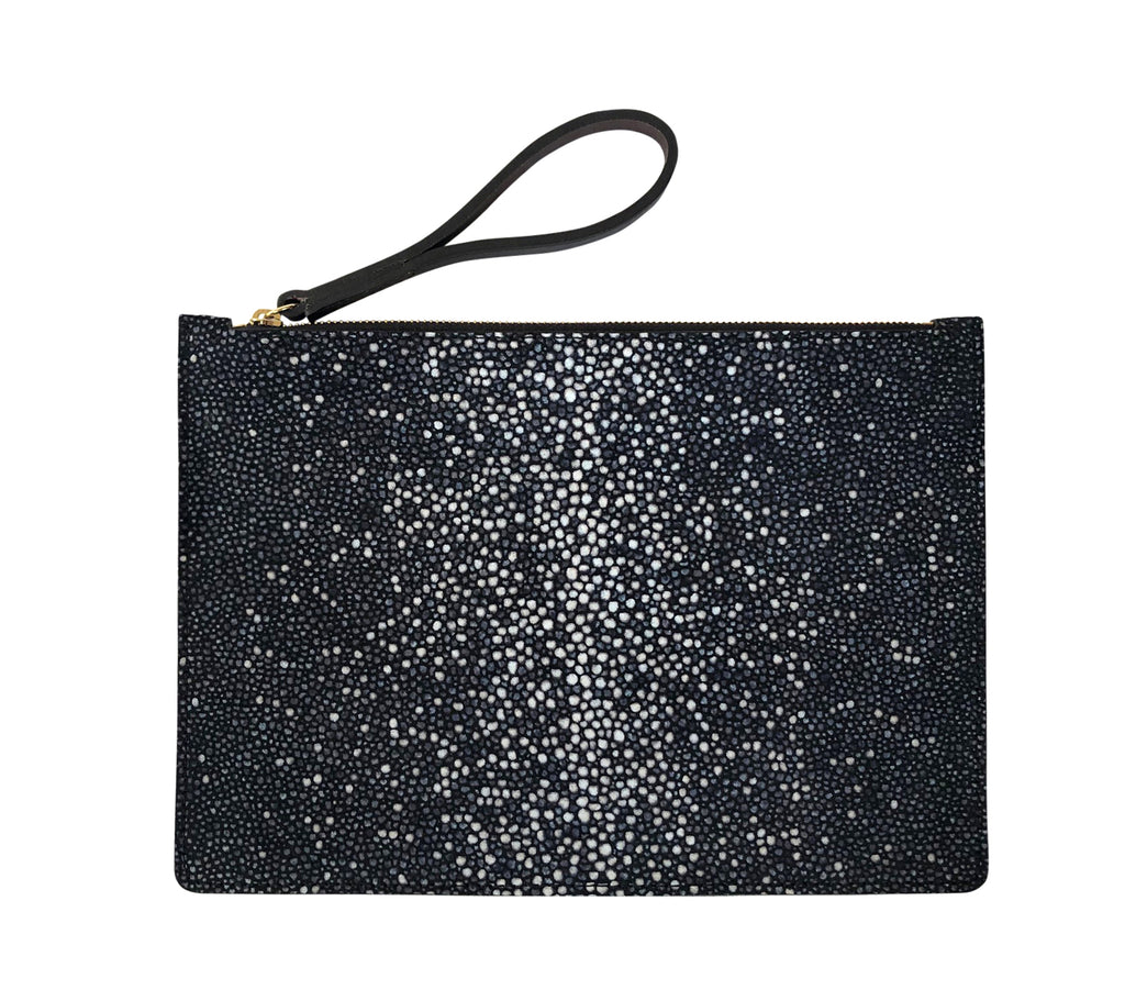 OSCAR II M - GALUCHAT - PRINTED SUEDE - BLACK