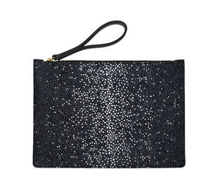 OSCAR II M - GALUCHAT - PRINTED SUEDE - BLACK