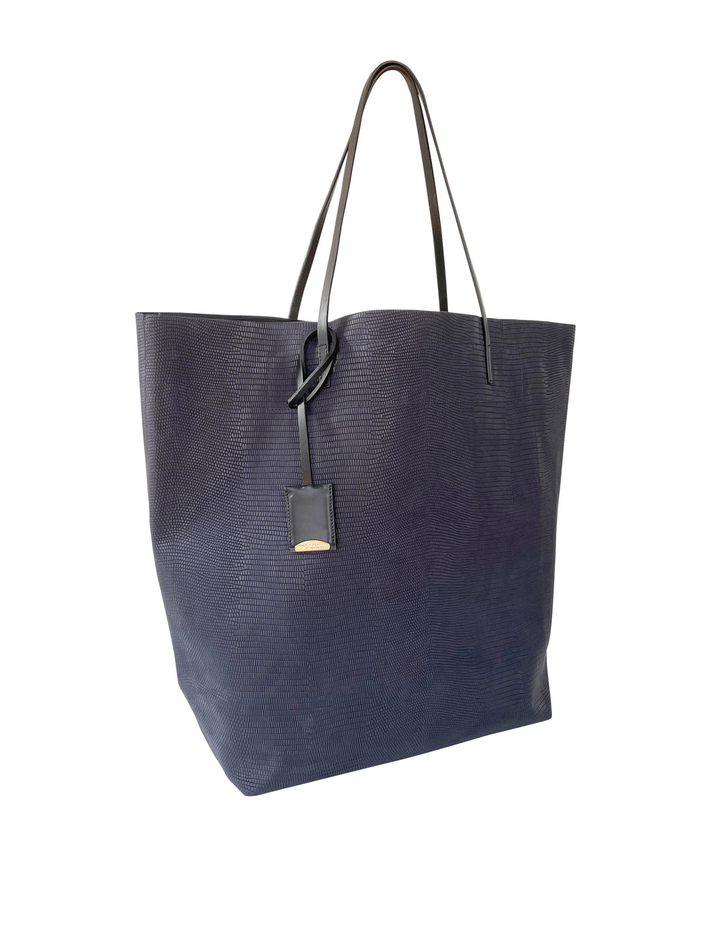 CAYES L - LEZARD EMBOSSED - NAVY