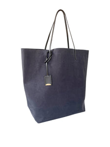 CAYES L - LEZARD EMBOSSED - NAVY