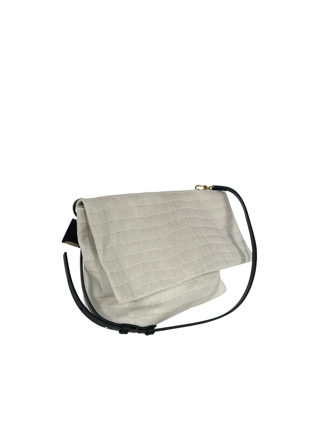 MARIGOT M  - Alligator EMBOSSED - IVORY