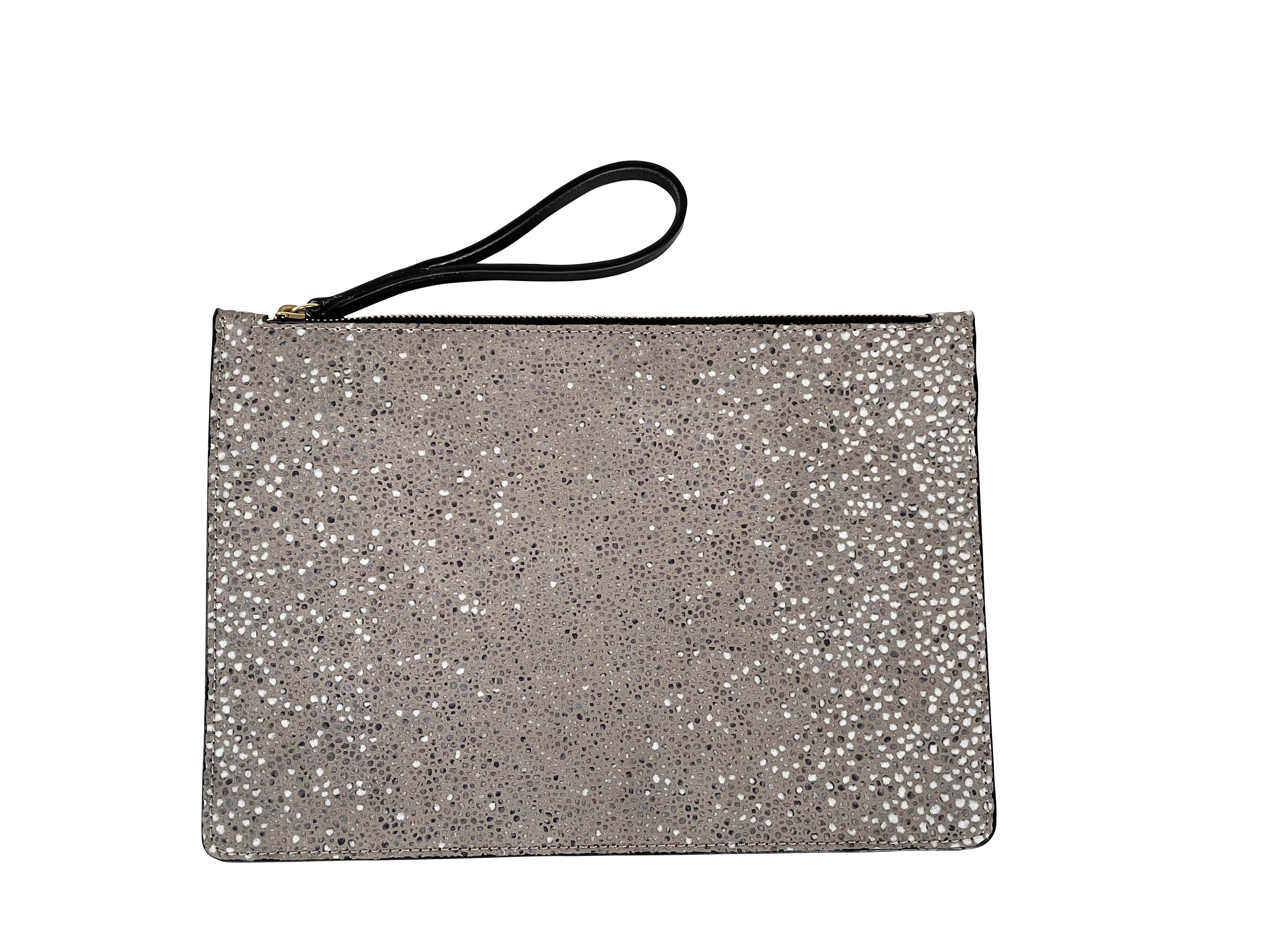 OSCAR II M - GALUCHAT PRINTED SUEDE - TAUPE